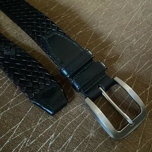 Allen Edmonds Braided leather belt